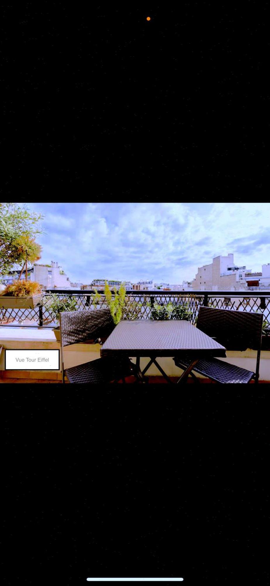 Appart Terrasse Vue Tour Eiffel Париж Экстерьер фото