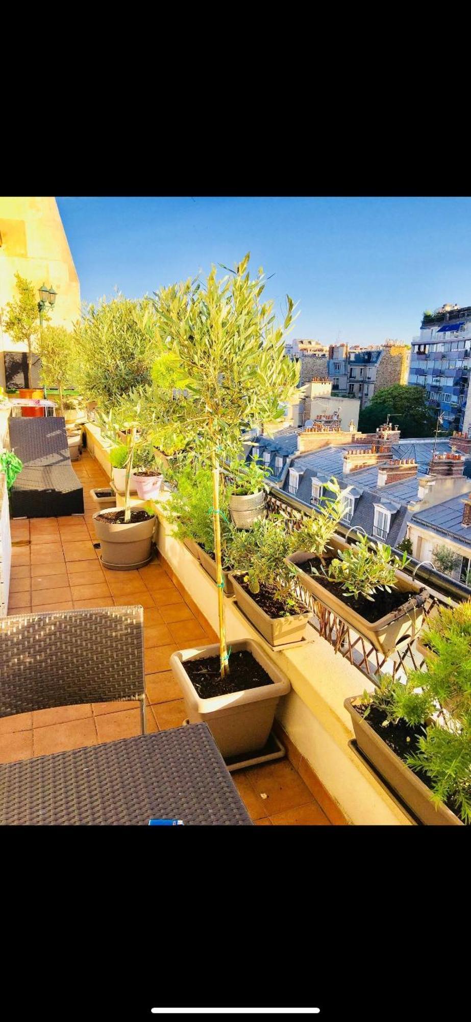 Appart Terrasse Vue Tour Eiffel Париж Экстерьер фото